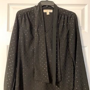 Michael Kors Black Sparkle Blouse